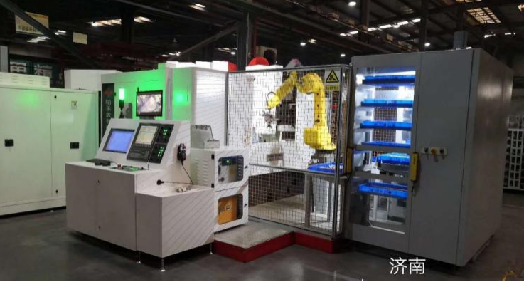 山东重汽轴承盖加工自动线边仓库和上下料系统自动化生产线（自动仓储和上下料方向）；